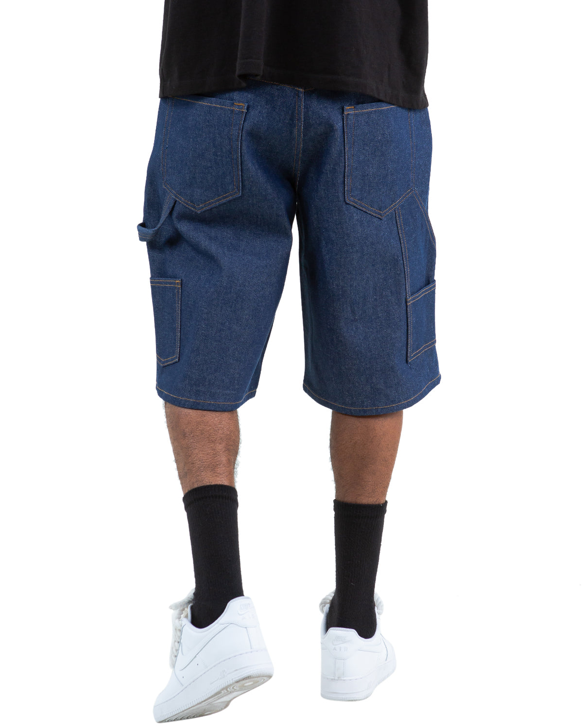 The Work Shorts - Blue Gold ( Raw Denim )