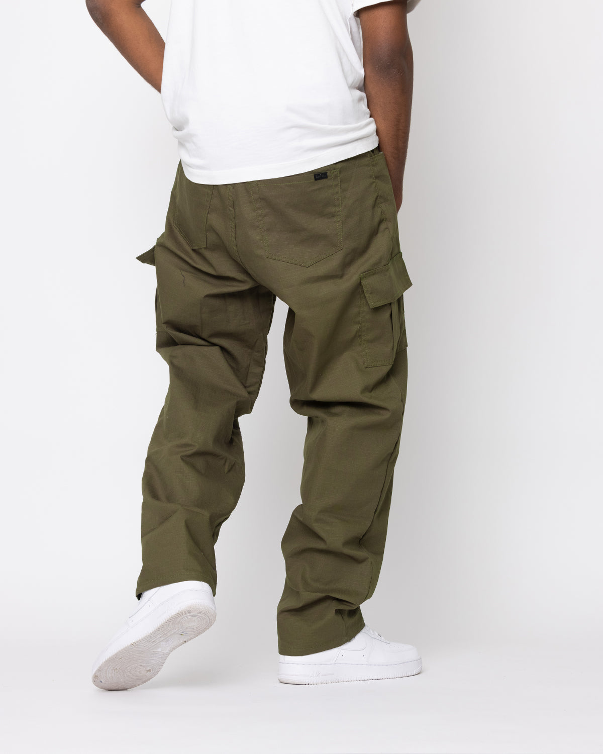 The Relaxed Baggy XL - Olive Rip-Stop Cargo