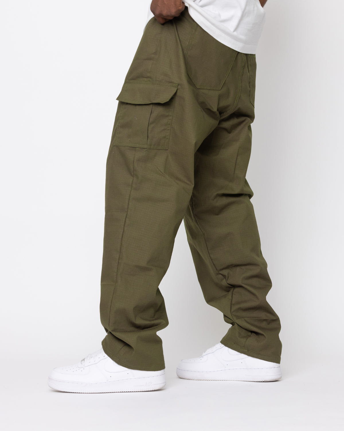 The Relaxed Baggy XL - Olive Rip-Stop Cargo