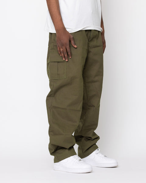 The Relaxed Baggy XL - Olive Rip-Stop Cargo