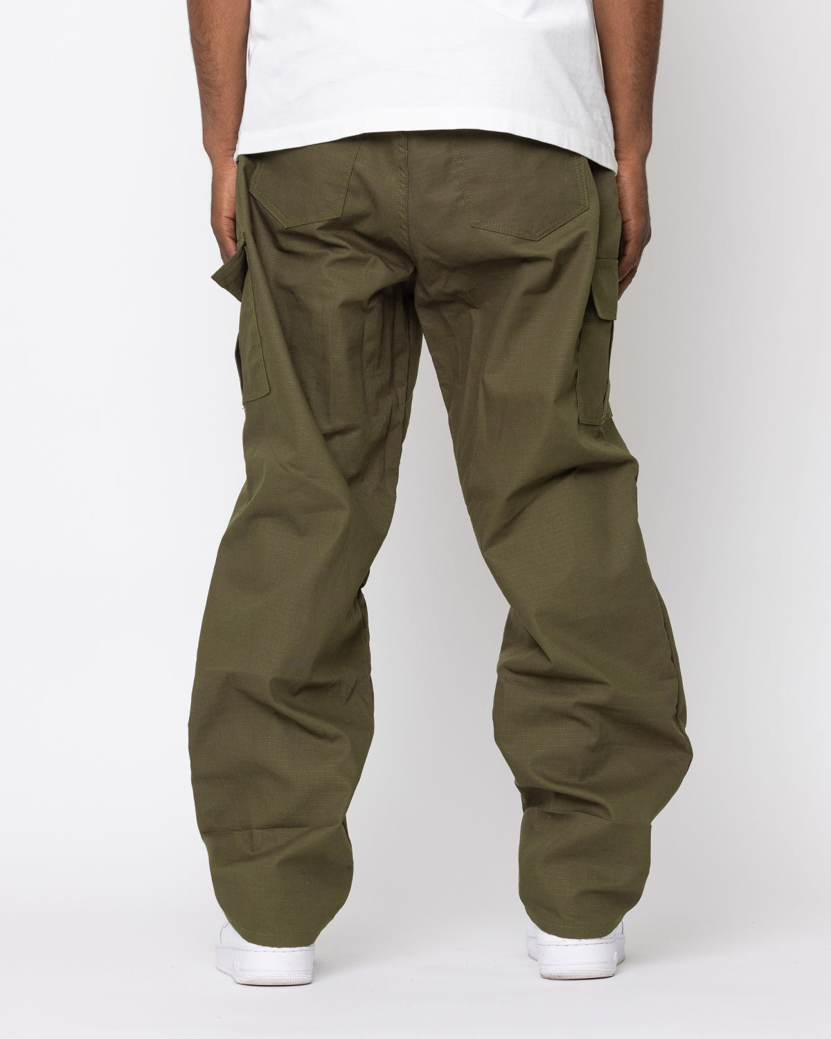 The Relaxed Baggy XL - Olive Rip-Stop Cargo