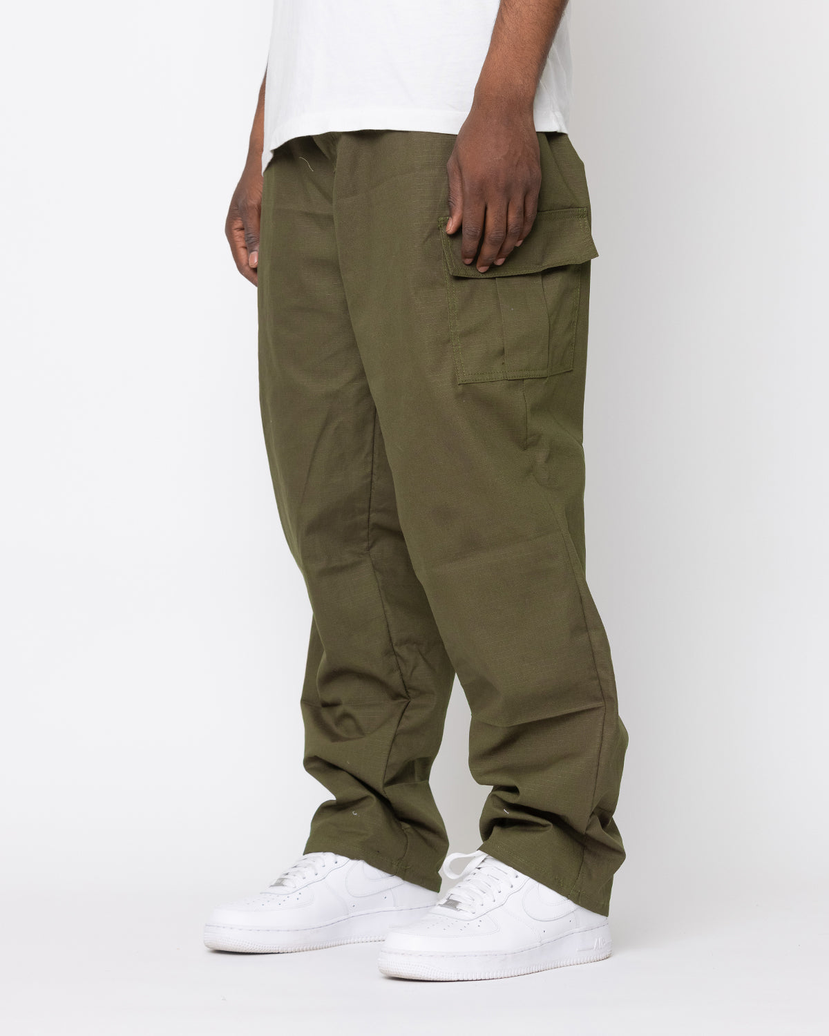 The Relaxed Baggy XL - Olive Rip-Stop Cargo